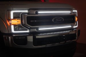 Ford F-250 Super Duty LED Light Kit - Grille Mount - Rough Country - 30 Inch DRL - '17-'22